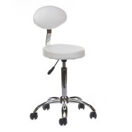 Kosmetoloģijas taburete COSMETIC BEAUTY STOOL PRACTIC WHITE