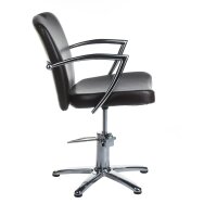 Juuksuritool PROFESSIONAL HAIRDRESSING CHAIR LIVIO BRUSSEL BROWN (Toote pakend on kahjustatud)