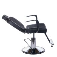 Frizieru krēsls PROFESSIONAL BARBER CHAIR OLAF BLACK