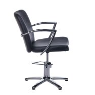 Juuksuritool PROFESSIONAL HAIRDRESSING CHAIR LIVIO BRUSSEL BLACK