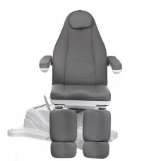 Kosmetoloģijas krēsls MAZARO ELECTRIC ARMCHAIR PEDI 4 MOTOR GREY