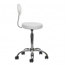Kosmetoloogiline stool COSMETIC BEAUTY STOOL PRACTIC WHITE