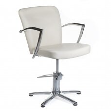 Frizieru krēsls PROFESSIONAL HAIRDRESSING CHAIR LIVIO BRUSSEL CREAM