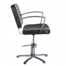 Kirpyklos kėdė PROFESSIONAL HAIRDRESSING CHAIR DARIO BRUSSEL BLACK