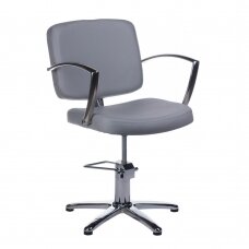 Kirpyklos kėdė PROFESSIONAL HAIRDRESSING CHAIR DARIO BRUSSEL GREY