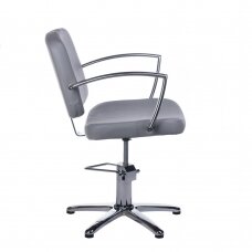 Hairdressing chair PROFESSIONAL HAIRDRESSING CHAIR DARIO BRUSSEL GREY