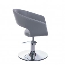 Frizieru krēsls PROFESSIONAL HAIRDRESSING CHAIR PAOLO LIGHT GREY