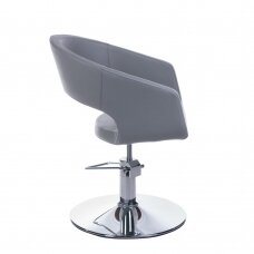 Kirpyklos kėdė PROFESSIONAL HAIRDRESSING CHAIR PAOLO LIGHT GREY