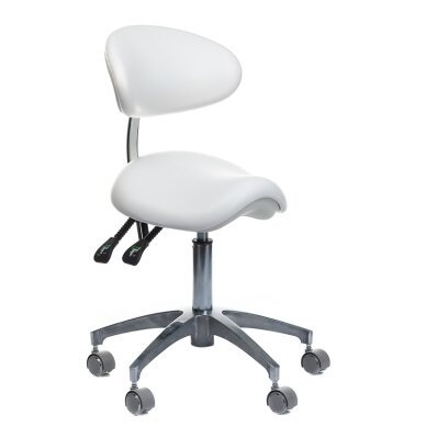 Kosmetoloģijas taburete Medical Stool BD-Y925 White Kosmetoloģijas taburete Medical Stool BD-Y925 White