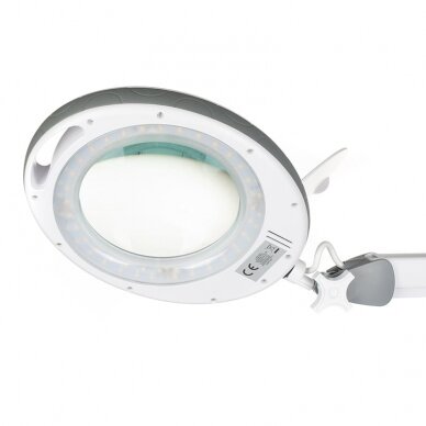 Kosmetoloģijas LED lampa ar lupu 5D 12W (stāvlampa ar riteņiem) 2