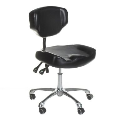 Beautician stool ELMO INKOO BLACK Beautician stool ELMO INKOO BLACK