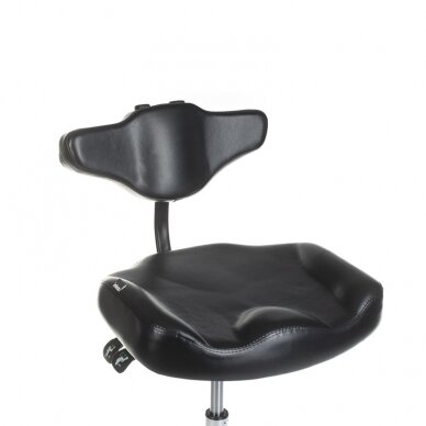 Kosmetoloģijas taburete JUHO INKOO BLACK 5