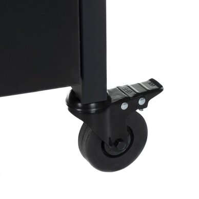 Cosmetology trolley KALEVA INKOO BLACK 2 Cosmetology trolley KALEVA INKOO BLACK 2