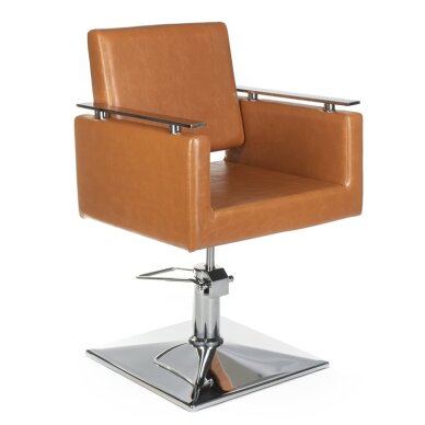 Friseurstuhl PROFESSIONAL HAIRDRESSING CHAIR MILO ANKARA LIGHT BROWN Friseurstuhl PROFESSIONAL HAIRDRESSING CHAIR MILO ANKARA LIGHT BROWN