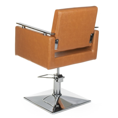 Frizieru krēsls PROFESSIONAL HAIRDRESSING CHAIR MILO ANKARA LIGHT BROWN 2