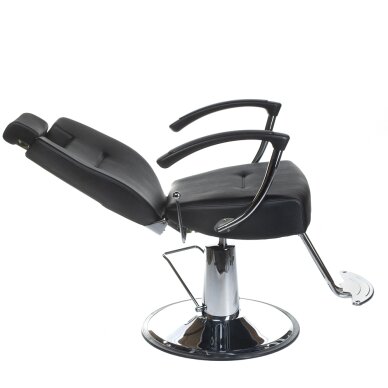 Frizieru krēsls PROFESSIONAL BARBER CHAIR HEKTOR BRUSSEL BLACK 1 Frizieru krēsls PROFESSIONAL BARBER CHAIR HEKTOR BRUSSEL BLACK 1