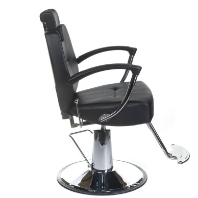 Frizieru krēsls PROFESSIONAL BARBER CHAIR HEKTOR BRUSSEL BLACK 2 Frizieru krēsls PROFESSIONAL BARBER CHAIR HEKTOR BRUSSEL BLACK 2