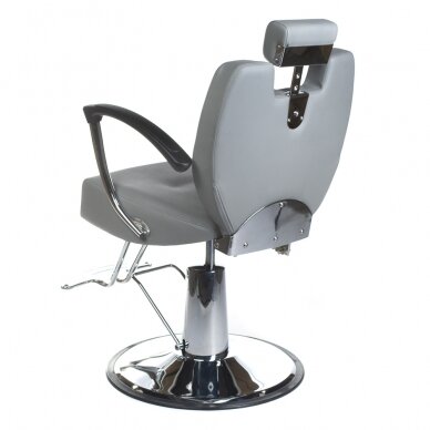 Hairdressing chair PROFESSIONAL BARBER CHAIR HEKTOR BRUSSEL LIGHT GREY 3