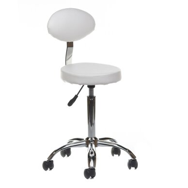 Beautician stool COSMETIC BEAUTY STOOL PRACTIC WHITE Beautician stool COSMETIC BEAUTY STOOL PRACTIC WHITE