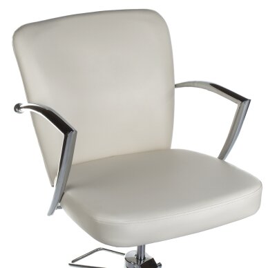 Frizieru krēsls PROFESSIONAL HAIRDRESSING CHAIR LIVIO BRUSSEL CREAM 3 Frizieru krēsls PROFESSIONAL HAIRDRESSING CHAIR LIVIO BRUSSEL CREAM 3