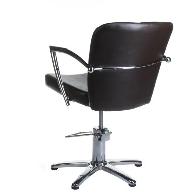 Kampaamotuoli PROFESSIONAL HAIRDRESSING CHAIR LIVIO BRUSSEL BROWN 2 Kampaamotuoli PROFESSIONAL HAIRDRESSING CHAIR LIVIO BRUSSEL BROWN 2