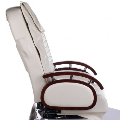 Pedikiūro krėslas su pėdų vonele BR-2307 Cream 2