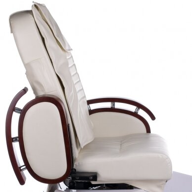 Pedikiūro krėslas su pėdų vonele BR-2307 Cream 3