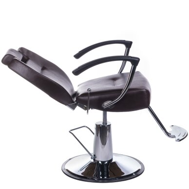 Парикмахерское кресло PROFESSIONAL BARBER CHAIR HEKTOR BRUSSEL BROWN 1 Парикмахерское кресло PROFESSIONAL BARBER CHAIR HEKTOR BRUSSEL BROWN 1