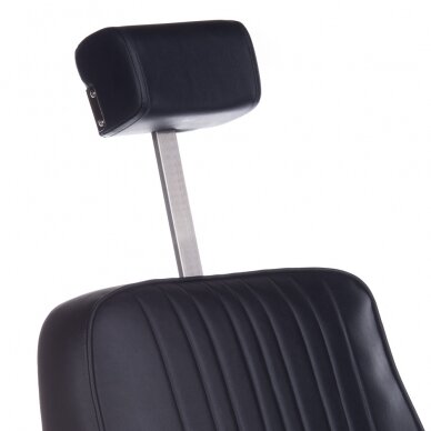 Frizieru krēsls PROFESSIONAL BARBER CHAIR HOMER BLACK 5
