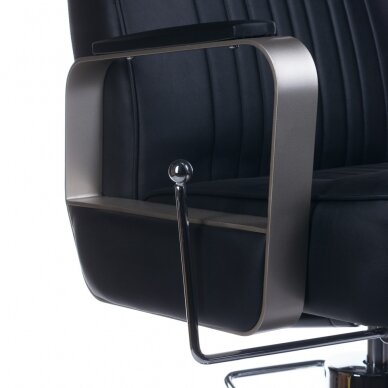 Frizieru krēsls PROFESSIONAL BARBER CHAIR HOMER BLACK 6