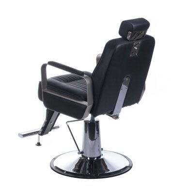 Parturintuoli PROFESSIONAL BARBER CHAIR HOMER BLACK 7 Parturintuoli PROFESSIONAL BARBER CHAIR HOMER BLACK 7