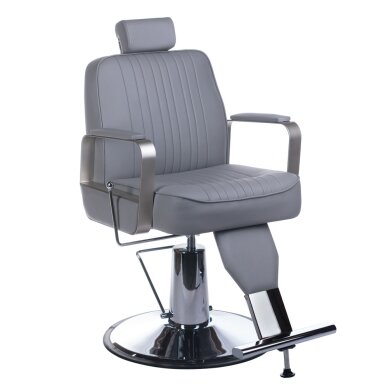 Parturintuoli PROFESSIONAL BARBER CHAIR HOMER LIGHT GREY Parturintuoli PROFESSIONAL BARBER CHAIR HOMER LIGHT GREY