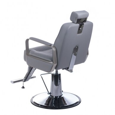 Krzesło barberski PROFESSIONAL BARBER CHAIR HOMER LIGHT GREY 7