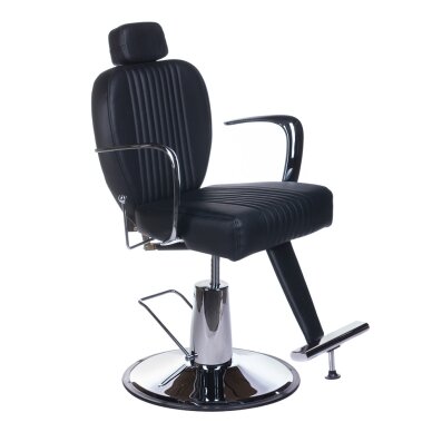 Kirpyklos kėdė PROFESSIONAL BARBER CHAIR OLAF BLACK Kirpyklos kėdė PROFESSIONAL BARBER CHAIR OLAF BLACK