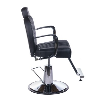 Kirpyklos kėdė PROFESSIONAL BARBER CHAIR OLAF BLACK 2 Kirpyklos kėdė PROFESSIONAL BARBER CHAIR OLAF BLACK 2