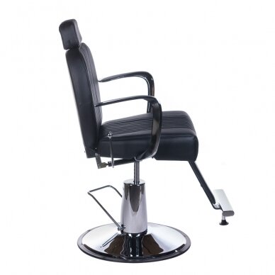Hairdressing chair PROFESSIONAL BARBER CHAIR OLAF BLACK 2