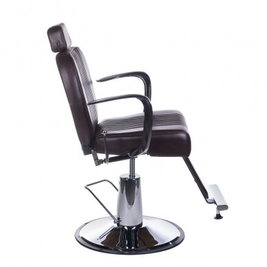 Krzesło barberski PROFESSIONAL BARBER CHAIR OLAF BROWN 2