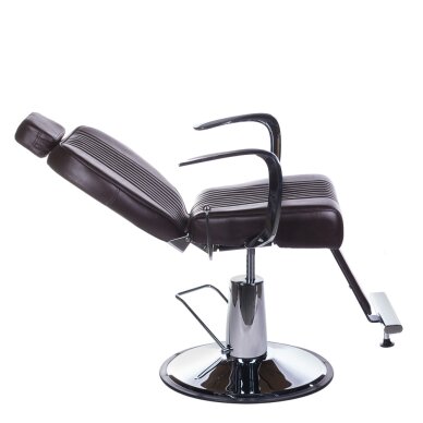 Krzesło barberski PROFESSIONAL BARBER CHAIR OLAF BROWN 1 Krzesło barberski PROFESSIONAL BARBER CHAIR OLAF BROWN 1