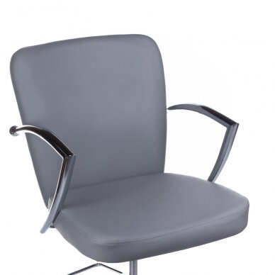 Hairdressing chair PROFESSIONAL HAIRDRESSING CHAIR LIVIO BRUSSEL LIGHT GREY 3