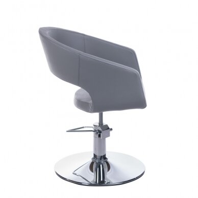Frizieru krēsls PROFESSIONAL HAIRDRESSING CHAIR PAOLO LIGHT GREY 1
