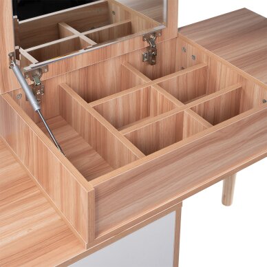 Schminktisch mit Spiegel und Stuhl STELLA WHITE 3 Schminktisch mit Spiegel und Stuhl STELLA WHITE 3