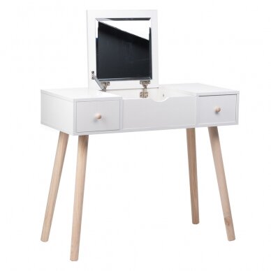 Make-up table with mirror and stool Astrid  2