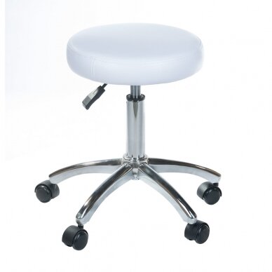 Kosmetologinė meistro kėdutė 9920 White