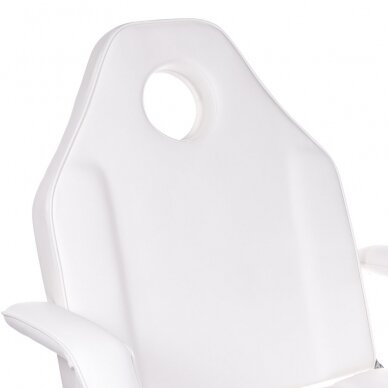 Kosmetoloģijas krēsls CLASSIC PEDI ARMCHAIR WHITE 3