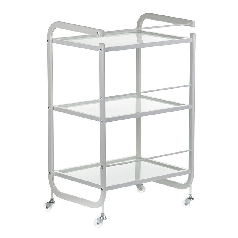 Kosmetoloģijas ratiņi PRO 6002 WHITE 2