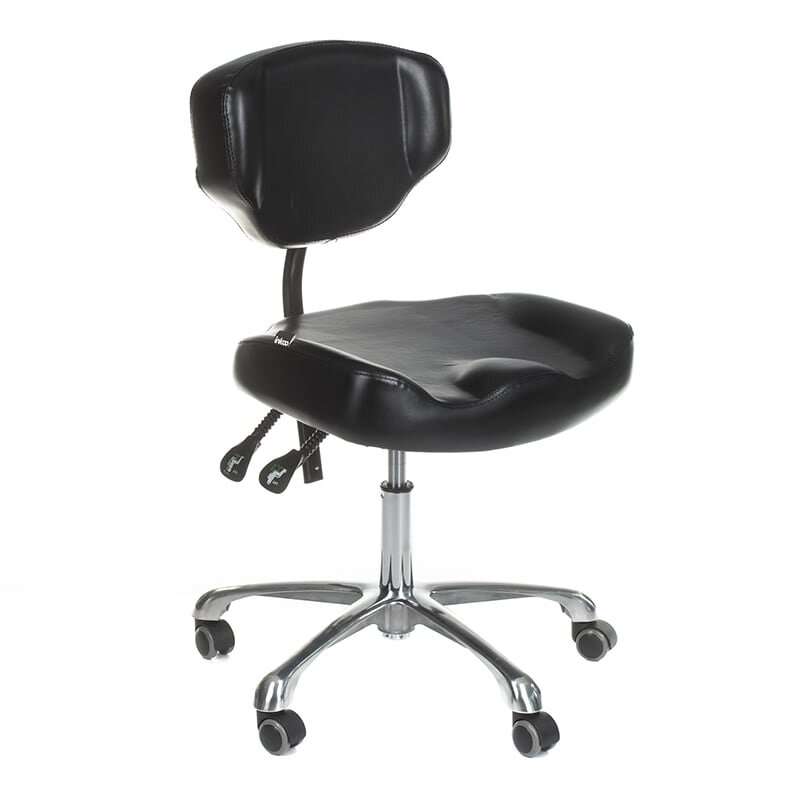 Beautician stool ELMO INKOO BLACK Beautician stool ELMO INKOO BLACK