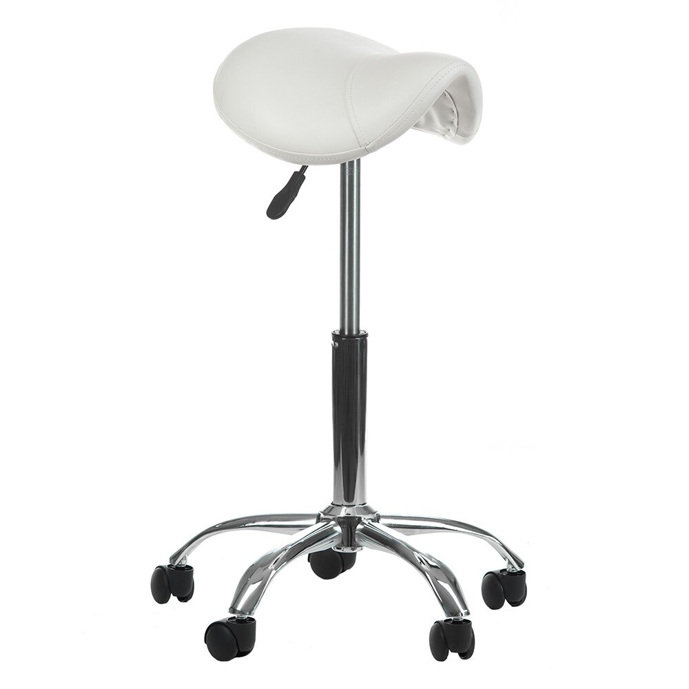 Taboret kosmetyczny COSMETIC BEAUTY STOOL SINGLE WHITE 1 Taboret kosmetyczny COSMETIC BEAUTY STOOL SINGLE WHITE 1