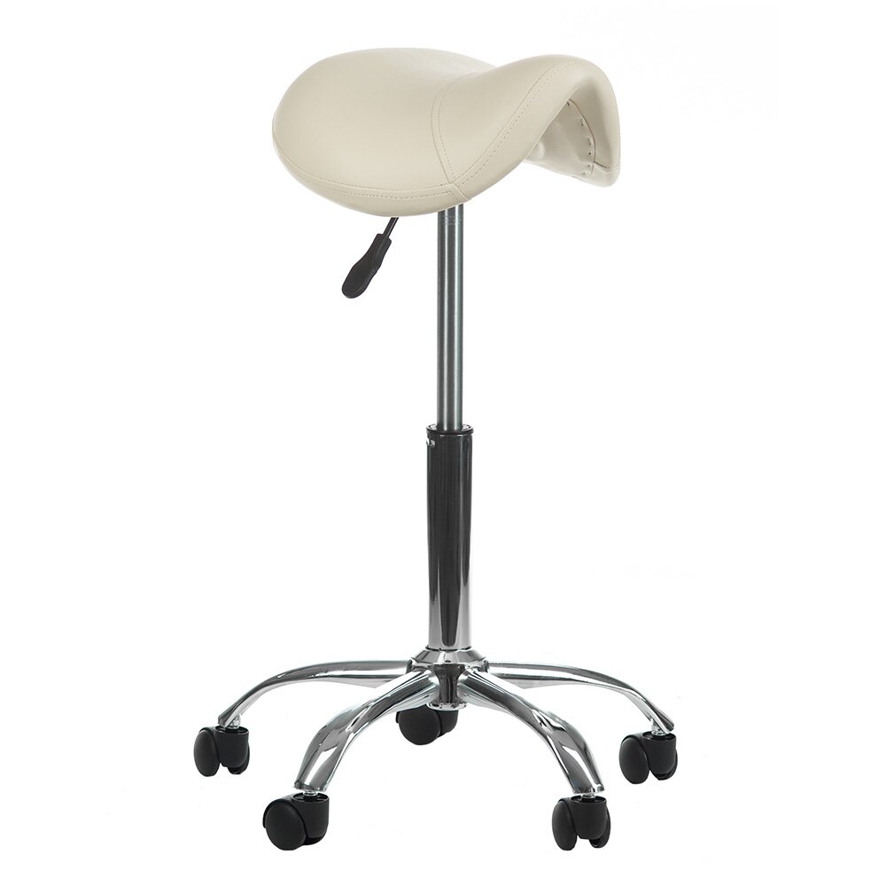 Kosmetologinė meistro kėdutė COSMETIC BEAUTY STOOL SINGLE CREAM 1 Kosmetologinė meistro kėdutė COSMETIC BEAUTY STOOL SINGLE CREAM 1