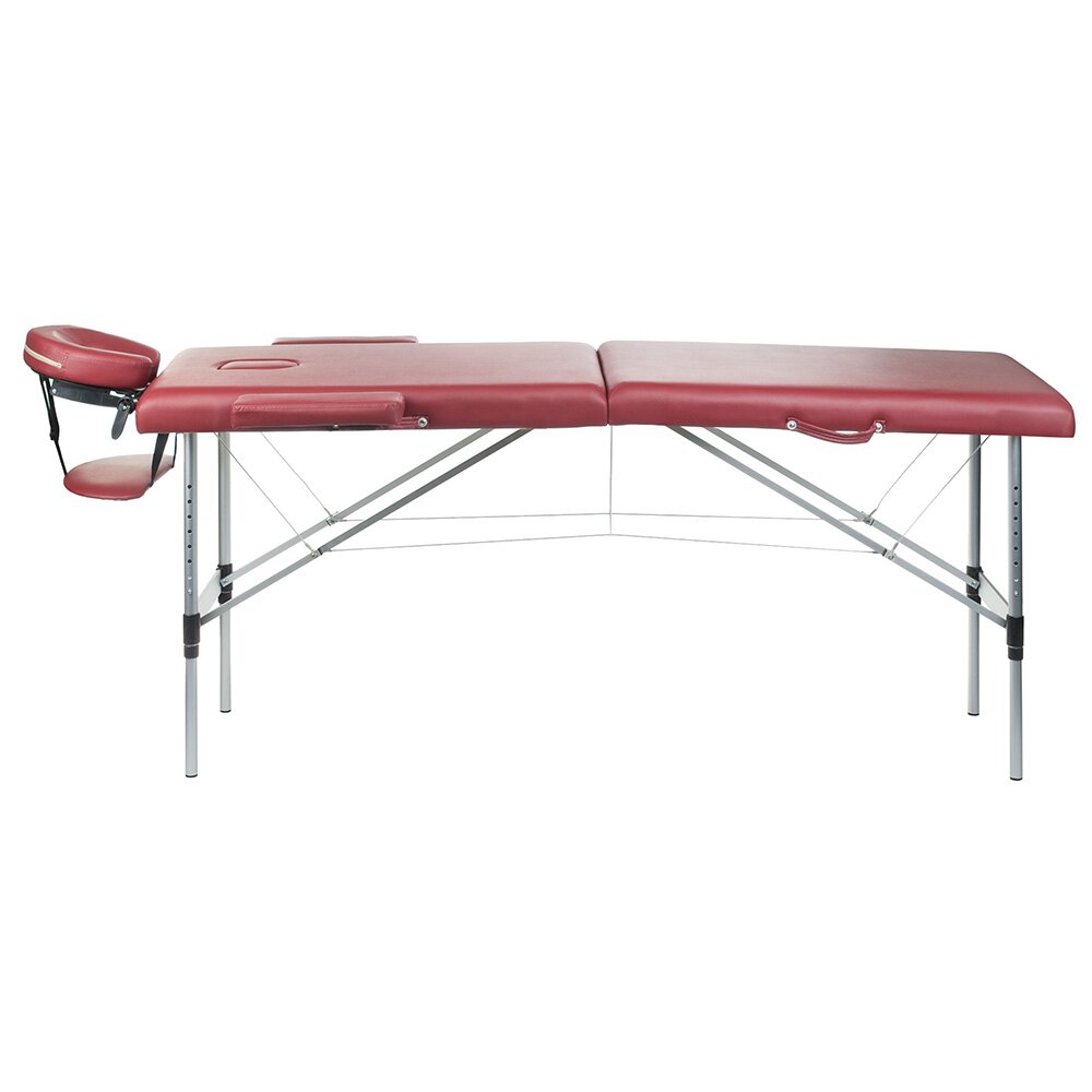 Foldable massage table BEAUTY SYSTEM ALU 2 BURGUND 3 Foldable massage table BEAUTY SYSTEM ALU 2 BURGUND 3