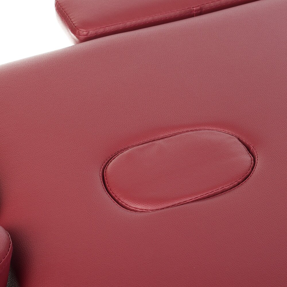 Foldable massage table BEAUTY SYSTEM ALU 2 BURGUND 5 Foldable massage table BEAUTY SYSTEM ALU 2 BURGUND 5